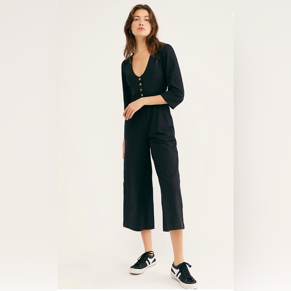 Free People Back Into It Jumpsuit, size: Medium